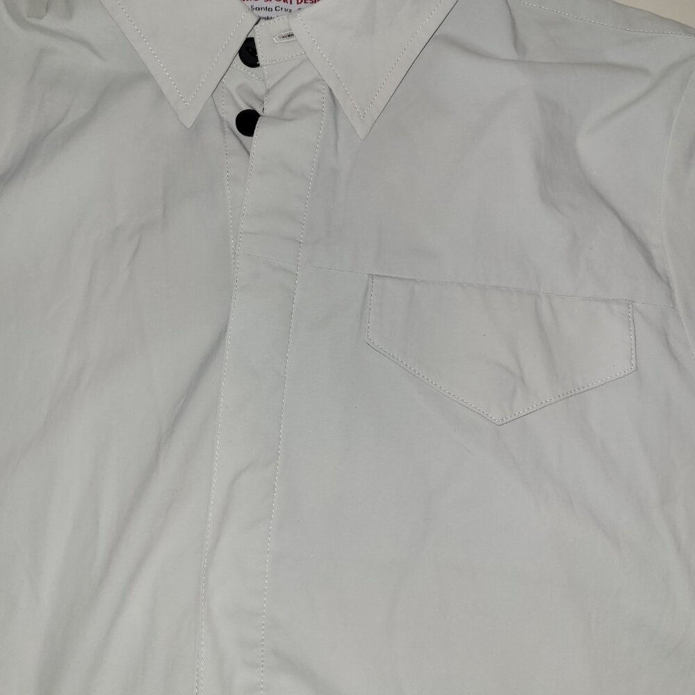 Giro Men's Short Sleeve Collared Ride Shirt Castor Gray Size M  New w/ tags - Picture 2 of 8